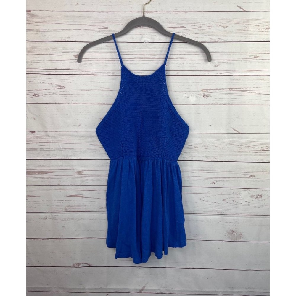 Free People Road Trip Crochet Tank Top Medium